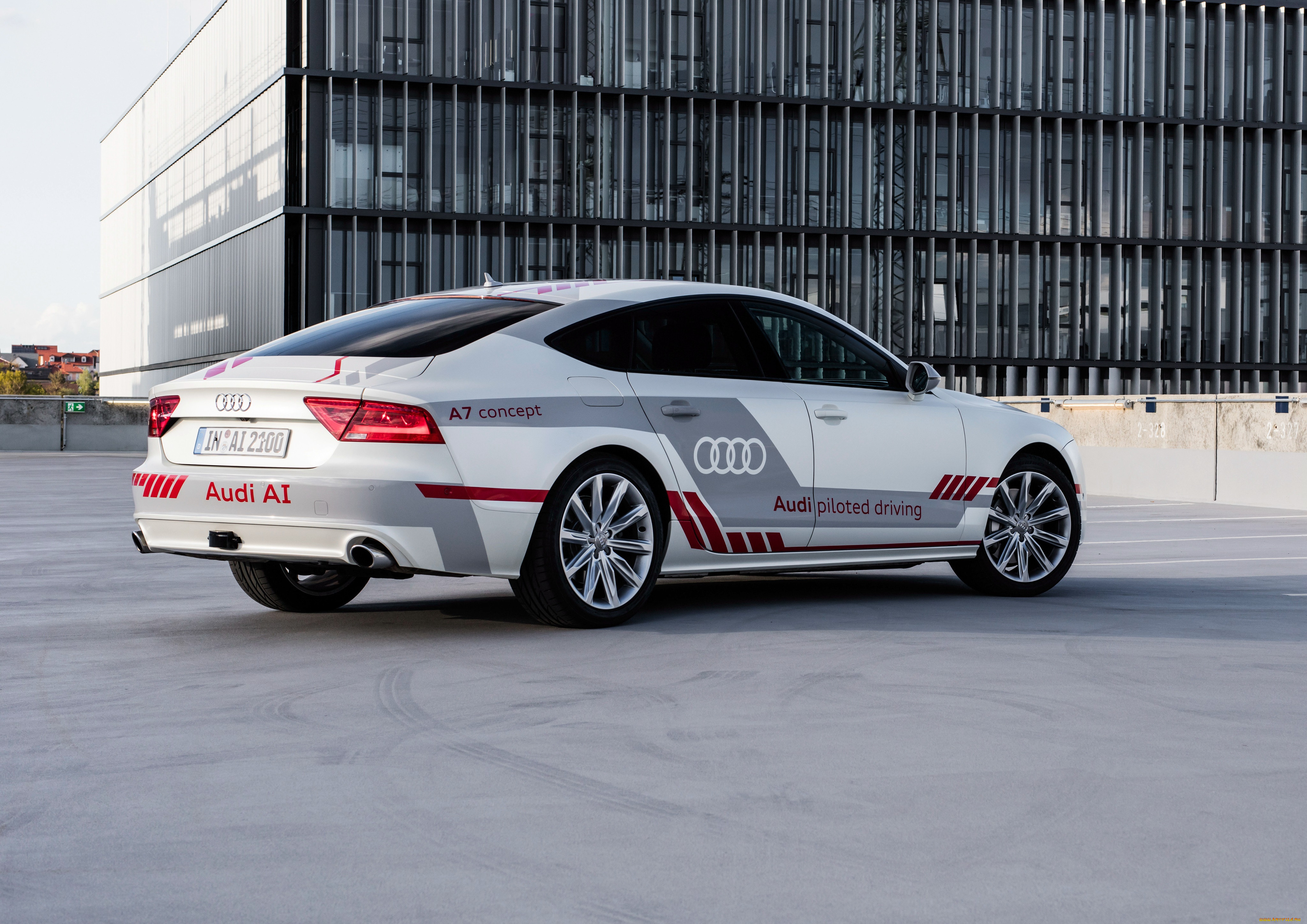 , audi, piloted, sportback, a7, driving, concept, 2016